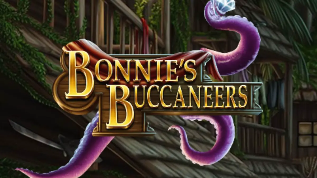 Interface do jogo de caça-níqueis Bonnie’s Buccaneers com tema pirata
